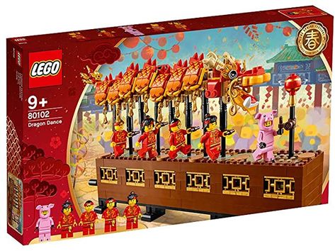 Lego Chinese New Year, Chinese New Year Dragon Dance, Lego Chinese, Asian Festival, Lego Village, Chinese New Year Dragon, Dragon Dance, Monkie Kid, Year Of The Pig