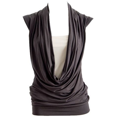 Womens Miso Draped Cap Sleeve Top ($7.21) ❤ liked on Polyvore featuring tops, blouses, blusas, shirts, t-shirts, purple top, layered blouse, purple shirt, layering shirts and draped blouse Tops For Big Busted Women, Big Bust Fashion, Dresses For Apple Shape, Draped Top, Big Bust, Cap Sleeve Top, Kinds Of Clothes, Up Girl, Fashion Advice