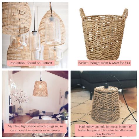 Make it luxe for less! Awesome home Kmart hacks - Style Curator Boho Side Table, Hessian Table Runner, Kmart Hacks, Large Woven Basket, Macrame Table Runner, Boho Cushions, Room Screen, Home Goods Decor, Furniture Hacks