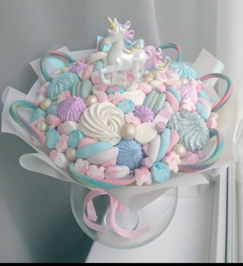 Pista Shell Crafts, Food Bouquet, Candy Videos, Candy Bouquet Diy, Diy Lace Ribbon Flowers, Edible Bouquets, Diy Bouquet Wrap, Bouquet Box, Sweet Bouquet