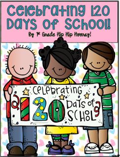 120 Days Of School, Thanksgiving Literacy Activities, 100 Days Of School Project Kindergartens, 100 Day Of School Project, School Giveaways, Hip Hip Hooray, Teacher Notebook, School Celebration, Vocabulary Cards