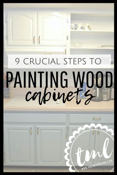 Diy Painting Wood Cabinets, Repainting Wood Cabinets, Repainted Kitchen Cabinets Before And After, How To Paint Wood Kitchen Cabinets, How To Redo Cabinets, Diy Cabinet Refinishing, Repaint Kitchen Cabinets Diy, Paint Wooden Kitchen Cabinets, Diy Kitchen Cabinets Makeover Paint