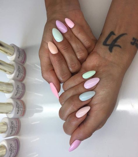 Acrylic Nails Stiletto, Nagellack Trends, Bright Summer Nails, Nagel Tips, Nail Idea, Colorful Nail Designs, Easter Nails, Rainbow Nails, Summer Nails Colors