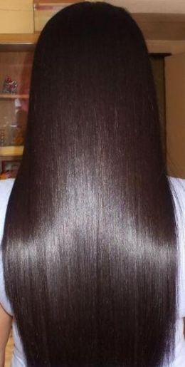 Rebonded Hair - shiny, straight, and soft Soft Shiny Hair, Coconut Hair, Hair Pack, Hair Remedies, Dark Brown Hair, Strong Hair, Soft Hair, Shiny Hair, Great Hair