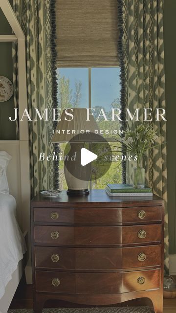 James Farmer Inc. on Instagram: "Behind the scenes from some recent @jamesfarmerinc shoots! 📸

Photoshoots are long days full of zhuzhing, fluffing, steaming, tweaking, and laughter. It’s such a joy to work with the gifted and delightful @emilyfollowillphotographer who always makes the work of our design team look beautiful 🧡" James Farmer Interiors Bedrooms, James Farmer Bedroom, James Farmer, James T Farmer Interiors, James Farmer Interiors, Long Day, Curtains Window Treatments, Lake Life, Room Paint