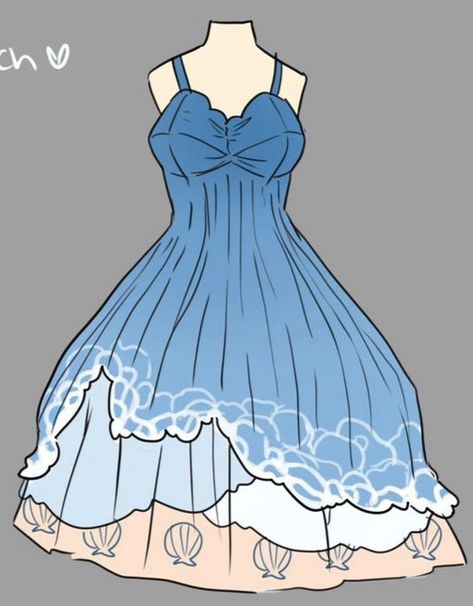 Ocean Inspired Outfits Drawing, Ugg Outfit Ideas, Vestidos Anime, Winter Footwear, Clothing Sketches, Art Outfits, Dress Design Drawing, Clothing Design Sketches, Versatile Shoes