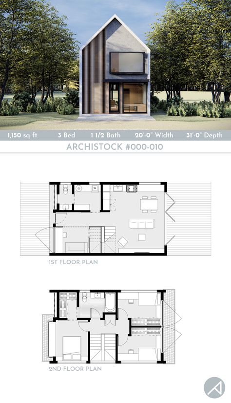 Small 2 Story House Plans Modern, 2.5 Story House Plans, 3 Bed 2 Story House Plans, Small 3 Story House Plans, 2 Stories House Plans, Plan House 3 Bedroom, 3 Bedroom Home Floor Plans 2 Story Modern, Compact 3 Bedroom House Plans, Best Small House Plans