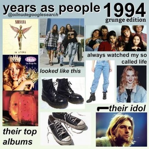 Grunge 1994 | If Countries Were People | Know Your Meme 90s Rock Fashion, 1990s Fashion Grunge, Grunge 1990s, 90s Grunge Outfits, 1990s Nostalgia, Top Albums, 90s Fashion Grunge, 1990s Fashion, 90s Outfit