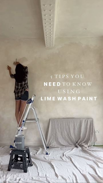 Lime Wash Paint, Lime Wash Walls, Limewash Walls, Lime Wash, Limewash Paint, Wall Painting Techniques, Washing Walls, Lime Paint, Trust The Process