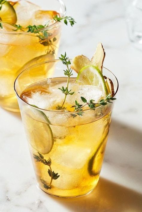 Our best iced tea recipes include options for tried-and-true favorites like chamomile and herbal to fruity and coconut-flavored teas. Each will keep you cool and refreshed all summer long, like this Rooibos Limeade recipe. #summerdrinkrecipes #tearecipes #lemonaderecipes #marthastewart #drinkrecipes #drinkideas #fundrinkrecipes Limeade Recipe, Making Iced Tea, Herbal Teas Recipes, Iced Tea Recipes, Tea Cocktails, Rooibos Tea, Flavored Tea, Iced Drinks, Best Tea