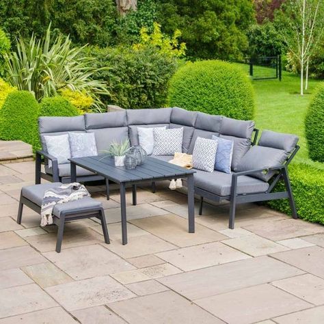 Seating Corner, Corner Patio, Corner Sofa Lounge, Contemporary Lounge, Corner Sofa Set, Stone Garden, Garden Dining Set, Garden Sofa, Garden Stones