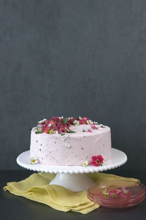 Summer Breeze – Raspberry Lychee Chiffon Cake Chiffon Layer Cake, Lychee Cake, Diwali 2024, Cake Roses, Raspberry Frosting, Baking Journal, Fruit Cakes, Raspberry Liqueur, Light Cakes