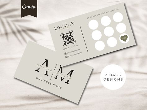 Loyalty Card | Loyalty Card Design | Salon Loyalty Card | Beauty Loyalty Card | Customer Rewards | Loyalty Card Template Canva Beauty Loyalty Card Ideas, Loyalty Stamp Card Design, Nail Loyalty Card, Lash Loyalty Card, Loyalty Card Design, Nails Logo, Loyalty Card Template, Loyalty Cards, Wellness Business