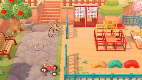 Acnh Park, Animal Crossing 3ds, Animal Crossing Memes, Ac Ideas, Ac New Leaf, Animal Crossing Guide, Happy Home Designer, Acnh Inspiration, Acnh Island Ideas