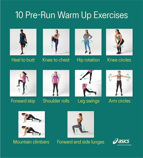 Stretches Before Running, Dynamic Stretching Exercises, Running Warm Up, Warm Up Stretches, Running Stretches, Stretches For Runners, Dynamic Warm Up, Running Plan, Running Routine