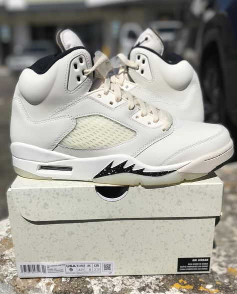 2024 “Sail” Jordan 5 SE #jordan5 #jordan5s Jordan 5 Sail Outfit, Atl Fits, Style Goals, School Clothes, Jordan 5, School Board, School Shoes, School Outfits, Sneaker Head