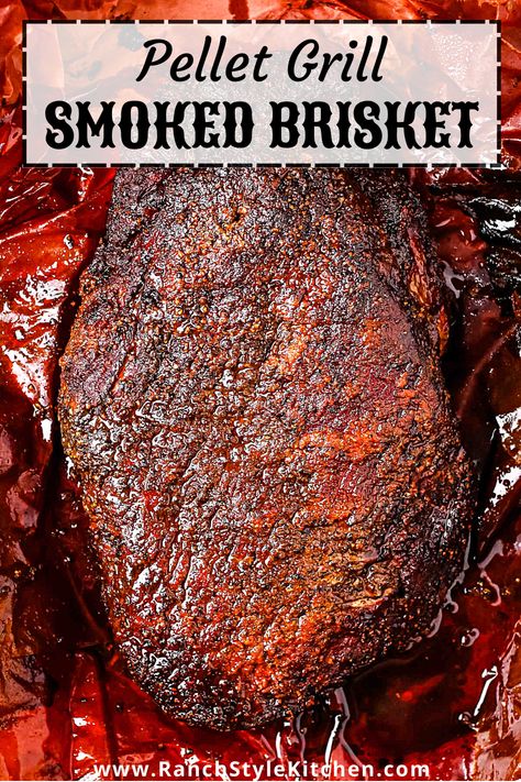 Pellet Smoked Brisket Recipes, Smoked Brisket Recipes Pellet Smoker, Brisket Smoked On A Pellet Smoker, Pellet Smoker Recipes Brisket, Pitboss Pellet Smoker Recipes Brisket, Brisket Recipes Pellet Grill, Traeger Brisket Recipes, Brisket Recipes Bbq Grill, Treager Brisket Recipes