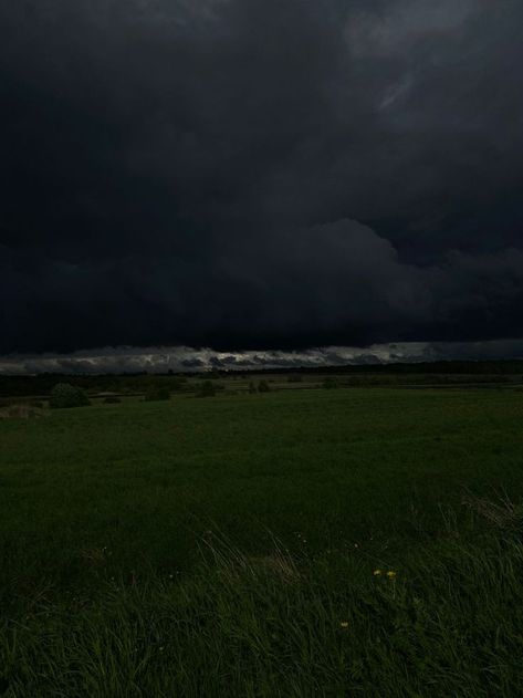 Stormy Field Aesthetic, Stormcore Aesthetic, Stormy Weather Aesthetic, Dark Field, Dark Weather, Dark Naturalism, Dark Forest Aesthetic, I Love Rain, Dark Landscape