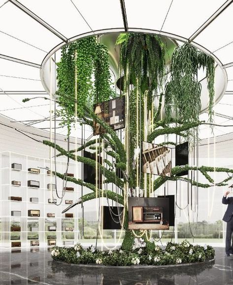 Plants Exhibition, Tree Exhibition, Plant Exhibition, Agriculture Museum, Garden Exhibition, Museum Exhibition Design, Theme Nature, Architecture Design Drawing, Lobby Interior