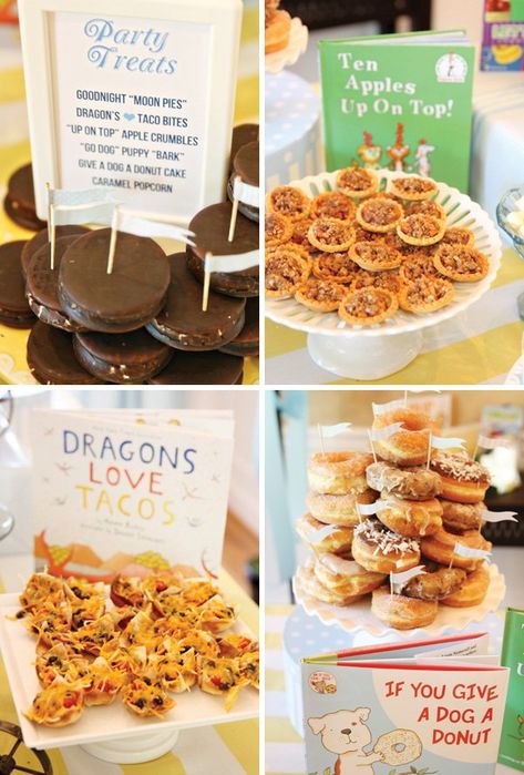 Book Themed Baby Shower Ideas, Baby Shower Party Food, Themed Baby Shower Ideas, Baby Shower Planner, Fiesta Shower, Book Shower, Storybook Baby Shower, Trendy Baby Shower Ideas, Baby Shower Brunch