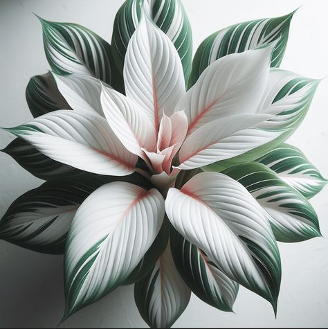 Calathea White Fusion vs. White Fusion: The Dazzling Duo White Fusion Calathea, Calathea White Fusion, Plants Grown In Water, Calathea Plant, The Dazzling, Inside Plants, White Plants, Succulent Gardening, Have Inspiration