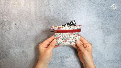 DIY Super easy coin pouch / mini zipper pouch / sewing tutorial [Tendersmile Handmade] Pouch Sewing, Coin Pouch, Super Easy, Zipper Pouch, Sewing Tutorials, Zipper, Pouch, The Creator, Sewing