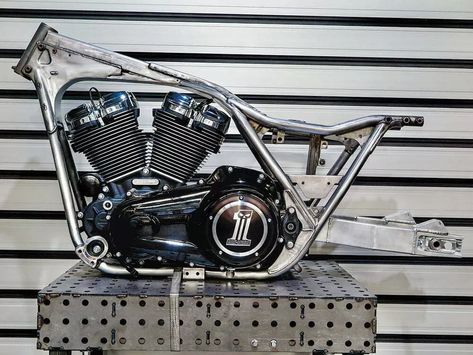 Milwaukee-Eight FXR Build | Hot Bike Magazine Harley Davidson Fxr, Tullamore Dew, Harley Fxr, Milwaukee Eight, Bike Magazine, Garage Diy, Custom Sport Bikes, Two Guys, Harley Bikes