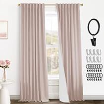 Girl Nursery Curtains, Nursery Curtains Girl, Dusty Pink Curtains, Curtains For Girls Bedroom, Curtains For Nursery, Girl Curtains, Black Out Curtains, Girls Bedroom Curtains, Pink Blackout Curtains