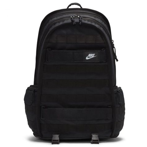 Mochila Nike, Basketball Backpack, Gym Backpack, Nike Bags, Mens Sportswear, Men's Backpack, Velcro Straps, Nike Sb, Black Backpack