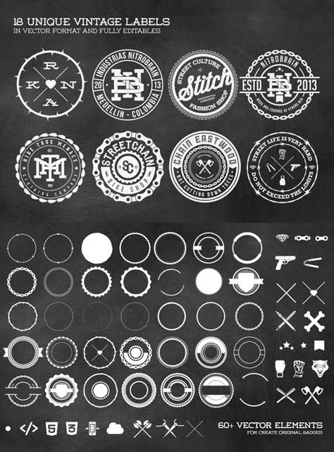 Vintage Circular Badges & Seals                                                                                                                                                                                 More Elements Graphic Design, Packaging Label Design, Cake Logo Design, Circular Logo, Logos Ideas, Tattoo Lettering Fonts, Seal Logo, Coin Design, Product Labels