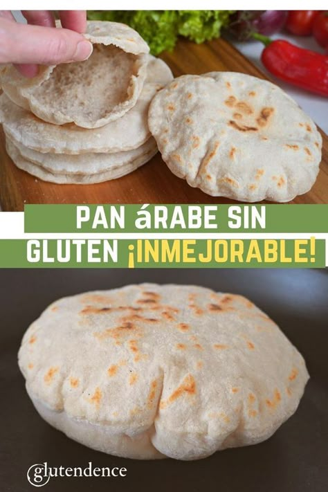 Aprende de forma fácil a preparar este pan árabe sin gluten ( Pan árabe sin tacc, pan de pita sin gluten, pan sin gluten y sin lactosa, pan árabe vegano) Easy Supper Recipes, Pan Sin Gluten, Gluten Free Bakery, No Sugar Foods, Raw Vegan Recipes, Sem Lactose, Gluten Free Bread, Kitchen Recipes, Sin Gluten