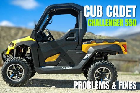 The Cub Cadet Challenger 550 is a versatile and powerful go-to utility vehicle that can enhance your outdoor experience. Cub Cadet has designed this beastly... 4 Wheeler, Cub Cadet, Utility Vehicles, Design