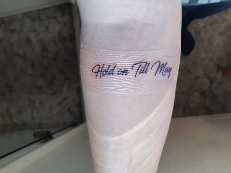 added to my sleeve today. #piercetheveil Hold On Til May Tattoo, Piece The Veil Tattoo, Hold On Till May Tattoo, Pierce The Veil Tattoos Ideas, Ptv Tattoo, Nikki Core, Veil Tattoo, Body Distortion, Hold On Till May