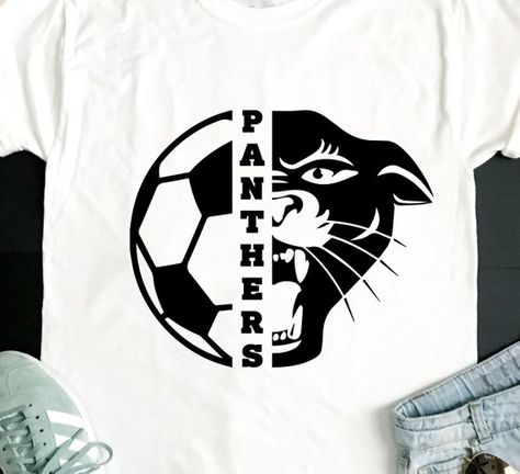 Soccer Tshirt Designs, Soccer Signs, Soccer Instagram, Soccer Shirts Designs, Soccer Crafts, Panthers Svg, Soccer Tshirt, Soccer Pro, Messi Gif