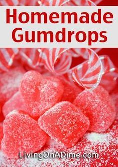 Gumdrops Recipe, Homemade Gumdrops, Gumdrop Recipe, Jello Candy, Easy Candy Recipes, Chocolate Melting Wafers, Fudge Recipes Easy, Candy Recipe, Treats Recipes