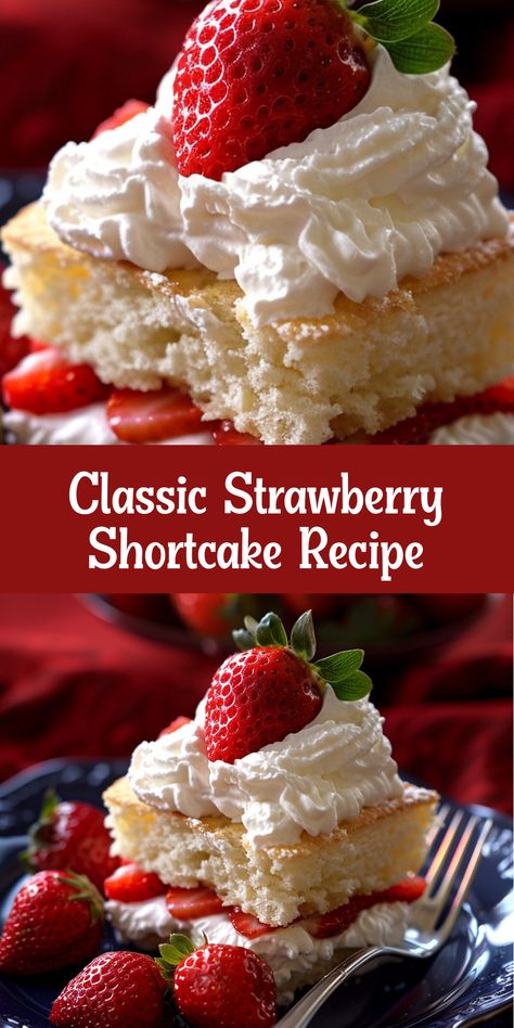 Discover the best ever strawberry shortcake recipe with homemade elements that bring out the sweetness of summer. How To Make Shortcake, Single Serve Strawberry Shortcake, Easy Homemade Strawberry Shortcake, Shortbread Cake Recipe Strawberry, How To Make Strawberry Shortcake, Short Cake Recipe, Best Strawberry Shortcake Recipe, Starberry Shortcake, Shortcake Recipe Easy