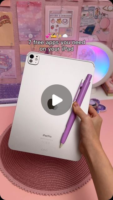 digital planner | goodnotes on Instagram: "7 free apps you need on your iPad 💗 Using iPad pro 2024 & apple pencil pro 💕 My digital planner is from 🔗 in my b!o ✨ Save for later & follow for more 🤗 ⁣ ⁣ 🏷️ #ipad #ipadpro #ipadapps #apps #appleipad #ipadtips #ipadpro2024 #applepencil #ipadplanner #ipadnotes #digitalplanner #digitalplanning #ipadnotetaking #ipadaesthetic #ipaddrawing #ipadair" 9 Free Apps You Need On Your Ipad, Apps U Need, Apps Must Have Ipad, Free Apps For Ipad, Ipad Drawings, Ipad Apps, Apple Ipad, Apple Pencil, Ipad Air