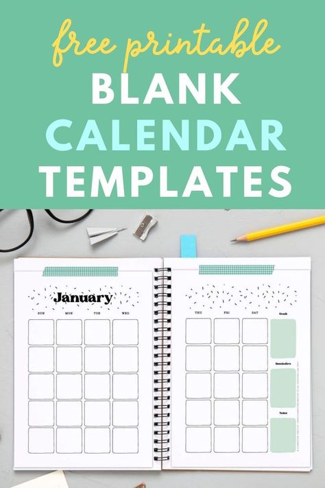 Looking for some unique and free printable blank calendar templates for your bullet journal? You've come to the right place! These 10+ templates are perfect for any planner or bullet journaler, and they're all printable so you can use them right away. Whether you're looking for a simple monthly calendar or a more complex weekly or daily spread, you'll find something to love here. So what are you Free Printable Blank Calendar, Bullet Journal Monthly Calendar, Free Printable Calender, Blank Weekly Planner, Printable Calendar Design, Free Monthly Planner, Free Blank Calendar, Blank Monthly Calendar Template, Best Weekly Planner