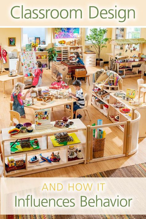 preschool classroom with organized art and craft supplies and kids doing crafts Homeschool Classroom Setup Preschool, Ikea Preschool Classroom Ideas, Preschool Makerspace, Kindergarten Classroom Layout, Preschool Layout, Daycare Inspiration, Montessori Classroom Layout, Preschool Classroom Layout, Montessori Daycare