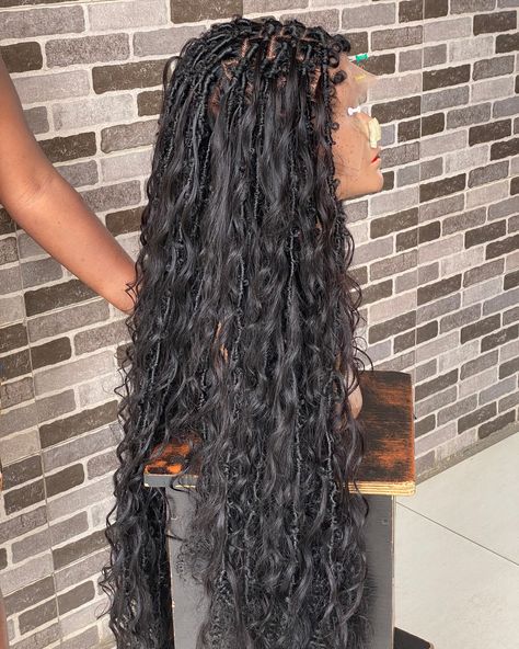 Boho Mermaid locs Made with humanhair curls Take $40 off when checking out FREE40 Boho Mermaid Locs, Mermaid Locs, Boho Mermaid, Locs, Mermaid, Hair