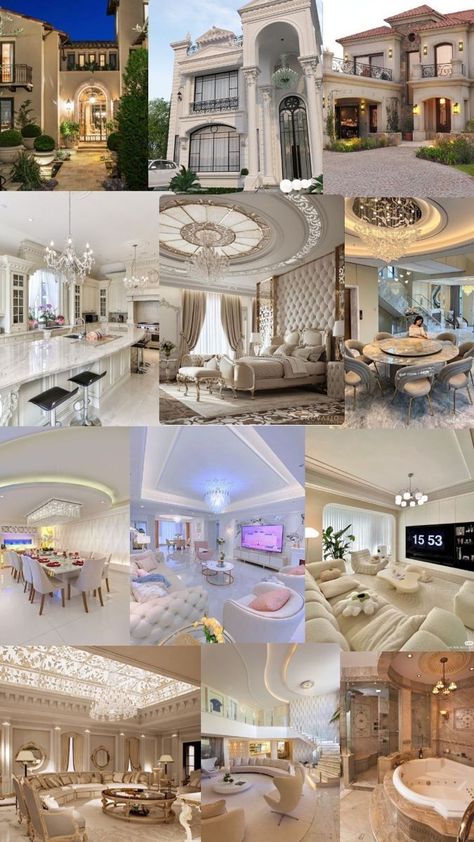 Dream House Vision Board Ideas, Vision Board Ideas House Dream Homes, Billionare Lifestyle, Floor Piano, Vision Board Collage, Life Goals Future, Vision Board Examples, Mansion Designs, Vision Board Wallpaper