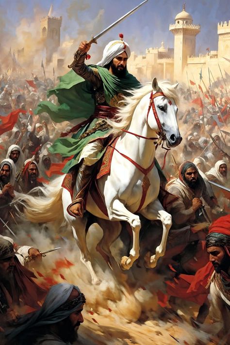 Battle of Karbala during Ashura by ModernCraze Shop - Playground Battle Of Karbala, Create Art, Image Generator, Social Media Posts, Creating Art, Social Media, Media, Anime, Art