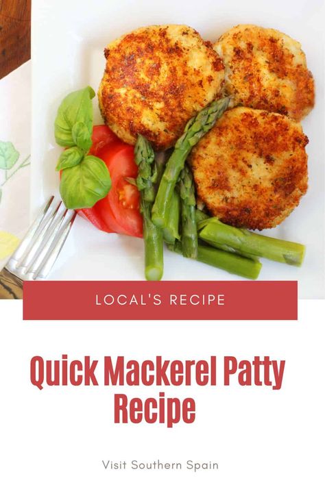 Do you want to try the best Mackerel Patty Recipe from Spain? This easy mackerel patties recipe is exactly what you need to put together a delicious lunch or dinner, that both heathy and nutritious. We are talking about the famous mackerel cakes that are so beloved by every Spaniard, and for a good reason. The fried mackerel patties are made with Spanish mackerel fish and turned into one of the best mackerel fish cakes you've ever eaten. #mackerelpattyrecipe #mackerelcakes #... Fried Mackerel Patties, Mackerel Patties Canned, Mackerel Fish Cakes, Recipes For Mackerel Fish, Spanish Mackerel Fish Recipes, Jack Mackerel Patties Recipe, Canned Mackerel Fish Recipes, King Mackerel Recipes, Mackerel Fish Recipes