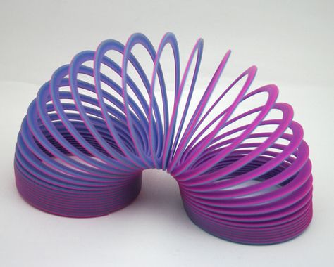 Vintage Toy, plastic slinky, purple, blue, walking spring toy, 1980s, executive desk ornament, relaxation- #vintagetoys #toys60sAnd70s http://accordingtobrian.com/?p=3355 Vintage Toys 1980s, Slinky Toy, 1980 Toys, Kristina Webb, Figet Toys, Old School Toys, 1980s Toys, Oldies But Goodies, Polly Pocket