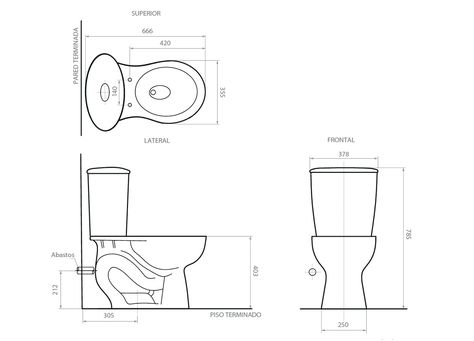 Gallery of Basic Tips for Choosing a Toilet in an Architecture Project - 5 Toilet Anthropometry, Water Closet Dimensions, Toilet Architecture, Interior Shop Display, Understairs Toilet, Toilet Plan, Western Toilet, Toilet Icon, Toilet Size