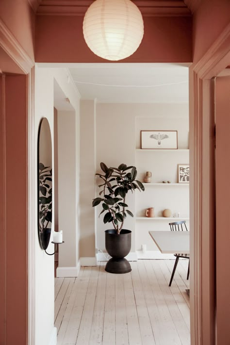 The White Room: Anne-Sophie & Oskar's Frederiksberg Apartment The White Room, White Room, Cute Kitchen, Mirror On The Wall, Dining Room Design, Stylish Furniture, Kitchen Style, Interior Inspo, Kitchen Room