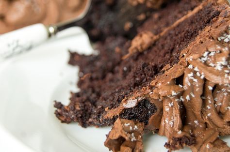 Two-Layer Chocolate Cake with Whipped Cocoa Buttercream - Chocolates & Chai Magic Cake Recipe, Black Magic Cake, Milk Chocolate Cake, Bolo Fit, Sweet Cornbread, Baking Cocoa, Chocolate Layer Cake, Magic Cake, Best Chocolate Cake