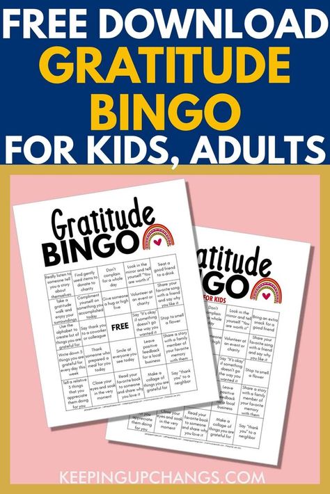 Community Building Activities For Adults, Gratitude Activity For Adults, Thankfulness Activities For Teens, Thanksgiving High School Activity, Thanksgiving Social Emotional Activities, Gratitude Activities For Adults, Thanksgiving Counseling Activities, Gratitude Bingo, Gratitude Activities For Teens