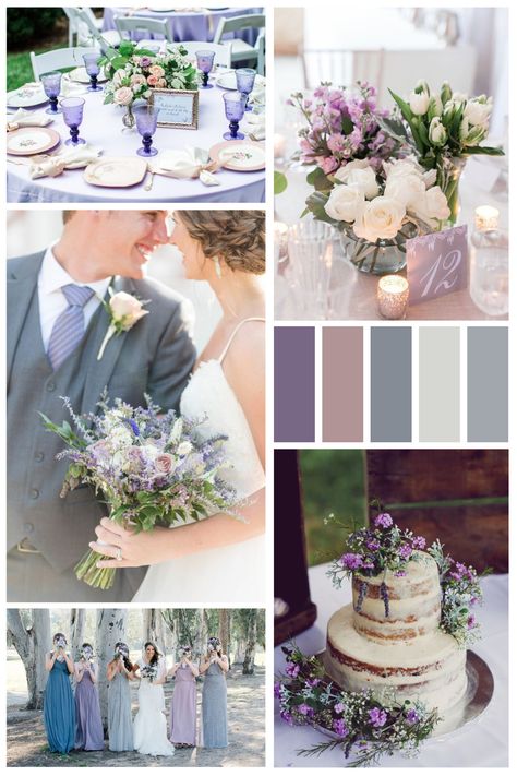 Lavender Lilac Dusty Blue and Silver 1 Dusty Blue Sage Green Lilac Wedding, Lilac And Light Blue Wedding, Dusty Blue And Lilac Wedding, Dusty Blue And Lavender Wedding, Lilac And Blue Wedding, Lavender And Blue Wedding, Dusty Lavender Wedding, Blue And Lavender Wedding, Lavender Wedding Decorations