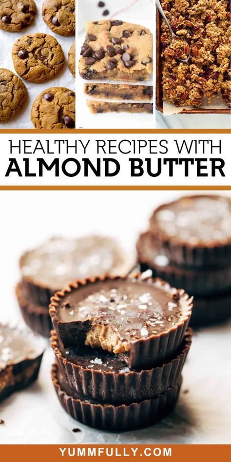 Healthy Recipes with Almond Butter - Yummy and fully Healthy Almond Butter Recipe, Almond Butter Lunch Ideas, Keto Almond Butter Recipes, Almond Butter Recipe Desserts, Almond Butter Dessert Recipes, Almond Butter Recipes Healthy, Recipes With Almond Butter, Chocolate Almond Butter Recipe, Almond Butter Keto